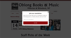 Desktop Screenshot of oblongbooks.com